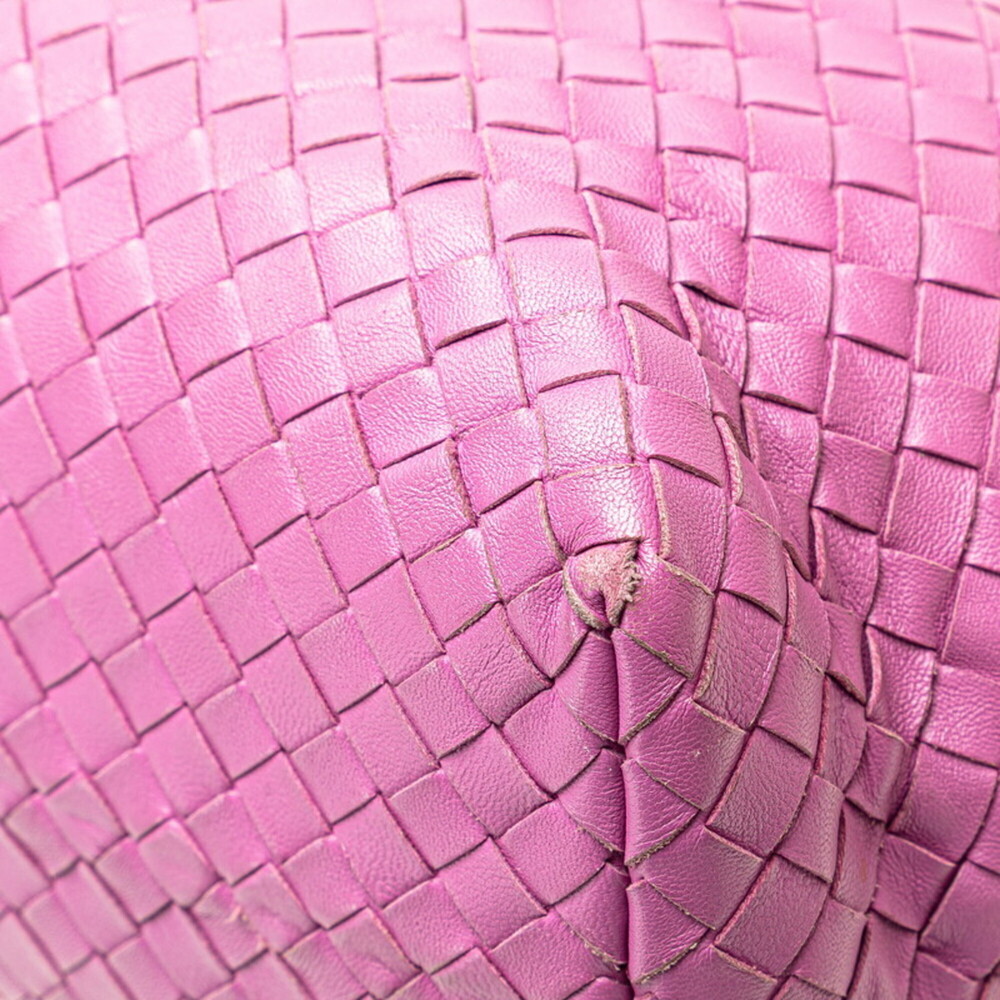 Bottega Veneta Intrecciato Handbag in Purple Leather for Women - Picture 5 of 13